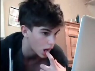 cute Hot Cute Boy Plays On Cam plays